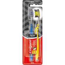 5 Adet Colgate Diş Fırçası Zigzag Charcoal 1+1 2'li