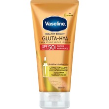 5 Adet Vaseline Gluta-Hya Güneş Koruyucu Vücut Losyonu 200 ml