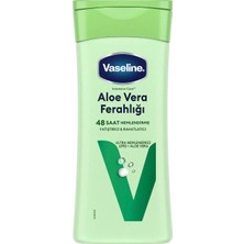 4 Adet Vaseline Vücut Losyonu Aloe Vera Ferahlığı Kuru Ciltler Için 200 ml