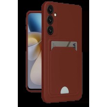SS Home Concept Samsung Galaxy A16 5g Kılıf Kelvin Kartvizitli Silikon - Bordo