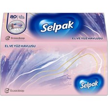 2 Adet Selpak El ve Yüz Havlusu 80'li