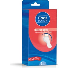 2 Adet Foot Doctor Ayak Nemlendirici Jel Çorap 1 Adet
