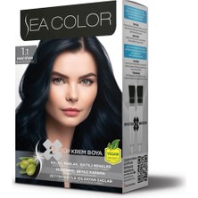 4 Adet Sea Color Kit Boya 1.1 Mavi Siyah 1 Adet