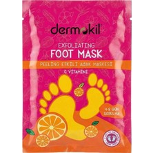 2 Adet Dermokil C Vitaminli Peeling Etkili Soyulabilen Çorap Tipi Ayak Maskesi 30 ml