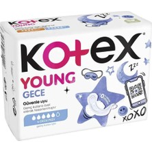 5 Adet Kotex Young Ultra Single Gece 6'lı