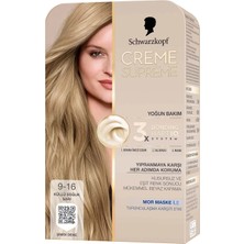 5 Adet Creme Supreme Saç Boyası 9-16 Küllü Soğuk Sarı 1 Adet