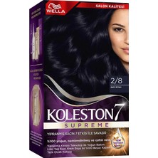 4 Adet Koleston Wella Supreme Saç Boyası 2/8 Mavi Siyah 1 Adet