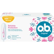 O.B. 2 Adet O.b Tampon Original 32'li Normal 32'li
