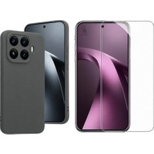 Coolacs Xiaomi Mi 17T Pro Uyumlu Içi Kadife Lansman Kılıf ve Şeffaf Temperli Cam Ekran Koruyucu