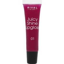 2 Adet Rival De Loop Lip Gloss Juicy Shine 01 16 ml