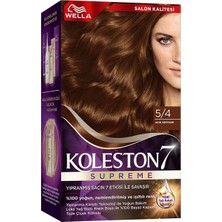 2 Adet Koleston Wella Supreme Saç Boyası 5/4 Açık Kestane 1 Adet