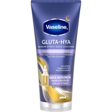 2 Adet Vaseline Gluta-Hya Gece Losyonu Serum Etkili 200 ml