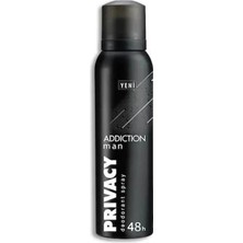 4 Adet Privacy Deodorant Addiction Man 150 ml