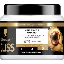 Gliss Saç Bakım Maskesi Ultimate Repair 4'ü 1 Arada Onarıcı & Yeniden Yapılandırıcı 400 ml