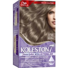 4 Adet Koleston Supreme Sonsuz Işıltılı Küllü Tonlar Saç Boyası Işıltılı Inci Küllü Kumral 7/18 1 Adet