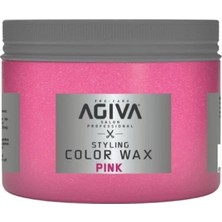 2 Adet Agiva Renkli Wax Saç Şekillendirici Pink 120 ml
