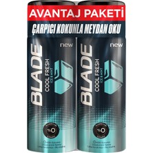 4 Adet Blade Deo Cool Fresh 150ML X2 2'li
