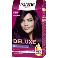 2 Adet Palette Deluxe Saç Boyası Patlıcan Moru No: 4-99 50 ml