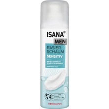 4 Adet Isana Men Tıraş Köpüğü Hassas Ciltler Için 300 ml