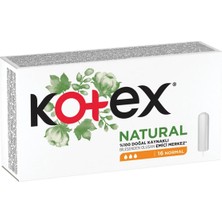 5 Adet Kotex Natural Tampon Normal 16'lı