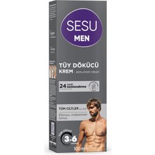 5 Adet Sesu Tüy Dökücü Krem Men 100 ml