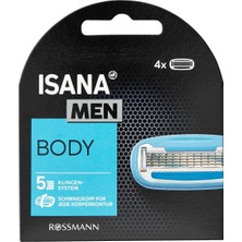 3 Adet Isana Men Yedek Tıraş Bıçağı 5 Bıçaklı 4'lü