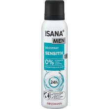 2 Adet Isana Men Deodorant Sensitive 150 ml