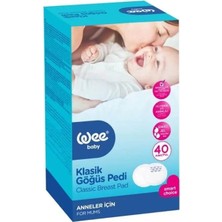 4 Adet Wee Baby Klasik Göğüs Pedi 40'lı