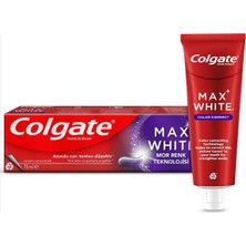 5 Adet Colgate Max White Purple Diş Macunu Mor Renk Teknolojisi Anında Beyazlık Etkisi 75 ml