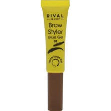 2 Adet Rival De Loop Jel Kaş Maskarası No.02 Medium Brown 1 Adet