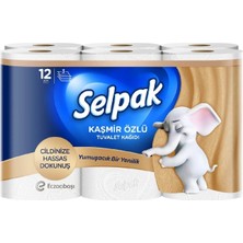 4 Adet Selpak Tuvalet Kağıdı Kaşmir 12'li
