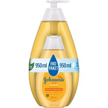 2 Adet Johnson's Baby Bebek Şampuanı 750 ml + 200 ml 950 ml