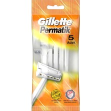 Gilette 5 Adet Permatik Permatik Kullan At Tıraş Bıçağı 5'li Poşet