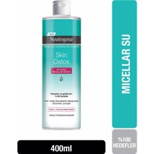 2 Adet Neutrogena Makyaj Temizleme Suyu Hydro Boost Üç Etkili Miceller 400 ml