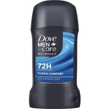 5 Adet Dove Stick Deodorant Clean Comfort Advanced Care 50 ml