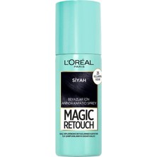 L'Oréal Paris 2 Adet L Oréal Paris Magıc Retouch Beyaz Dipleri Kapatıcı Sprey 01 Noir 75ML