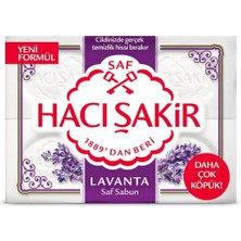 4 Adet Hacı Şakir Katı Sabun Lavanta 4 Adet