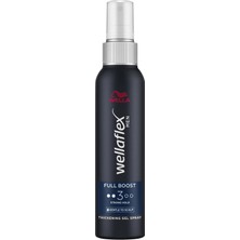 3 Adet Wellaflex Wellaflex Men Full Boost Thickening Kafein Içeren Güçlü Jel Saç Spreyi Strong Hold 150 ml