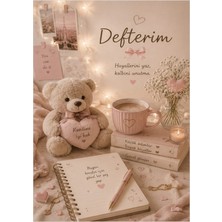 Liamir Studio Notebook, A5 Kareli Not Defteri 50 Yaprak, 100 Sayfa, Laminasyon Kapak / Tel Spiral