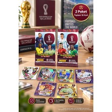 Toyfest Dünya Kupası Panini FIFA 2022 Adrenalyn XL Qatar World Cup Trading Kartı (2 Paket 16 Kart)