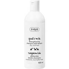 2 Adet Ziaja Keçi Sütü Şampuan Keçi Sütü & Keratin Içerikli 400 ml