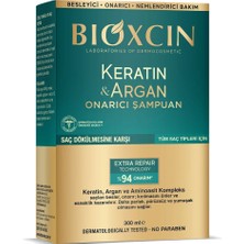 2 Adet Bioxcin Onarıcı Şampuan Keratin & Argan 300 ml