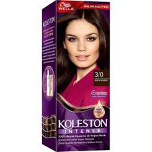 4 Adet Koleston Intense Saç Boyası 3/0 Koyu Kahve 110 ml