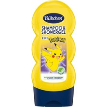 2 Adet Bübchen Çocuk Şampuan & Duş Jeli Pikachu 230 ml