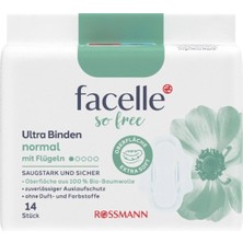 Facelle Natural Ultra Ped Kanatlı Normal 14'lü 14'lü
