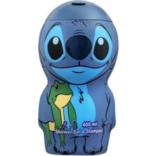 4 Adet Air Val International Stitch Ambalajlı Şampuan ve Duş Jeli 2 Boyutlu 400 ml