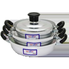 SS Home Concept 3lü Alüminyum Omlet Set No-18-20-22