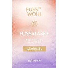 4 Adet Fusswohl Ayak Bakım Maskesi Shea Yağı-Macadamia Fındık Yağı 15 ml