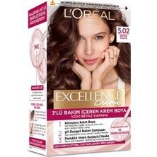 L'Oréal Paris 3 Adet L Oréal Paris Excellence Creme Saç Boyası 5.02 Bronz Kahve 192 ml