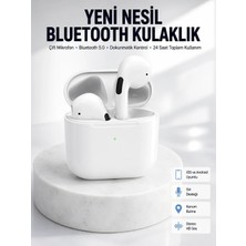 SS Home Concept Yeni Nesil Bluetooth Kulaklık Beyaz Çağrı Cevaplayabilen Kablosuz